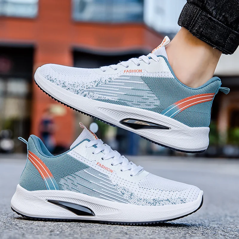 Мужские дышащие кроссовки р.36-44 цвета в ассортименте