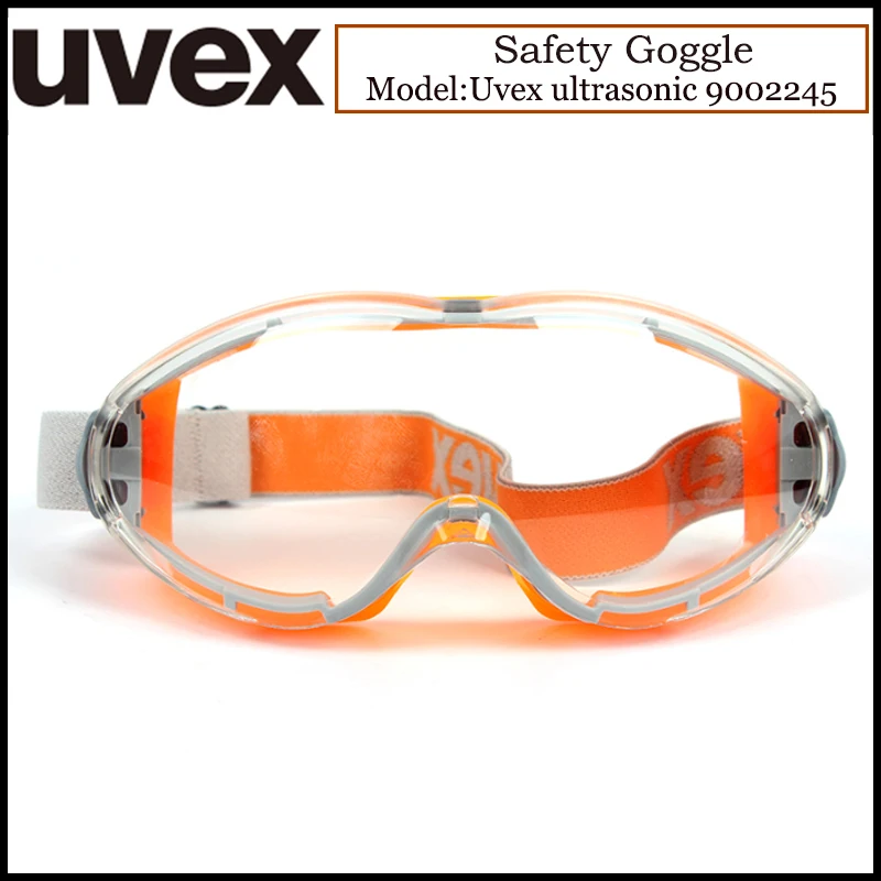 

Uvex Transparent Glasses Professional Safety Protective Windproof Sand Safety Goggles/Anti Fog/Shock/Scratch 9002-245