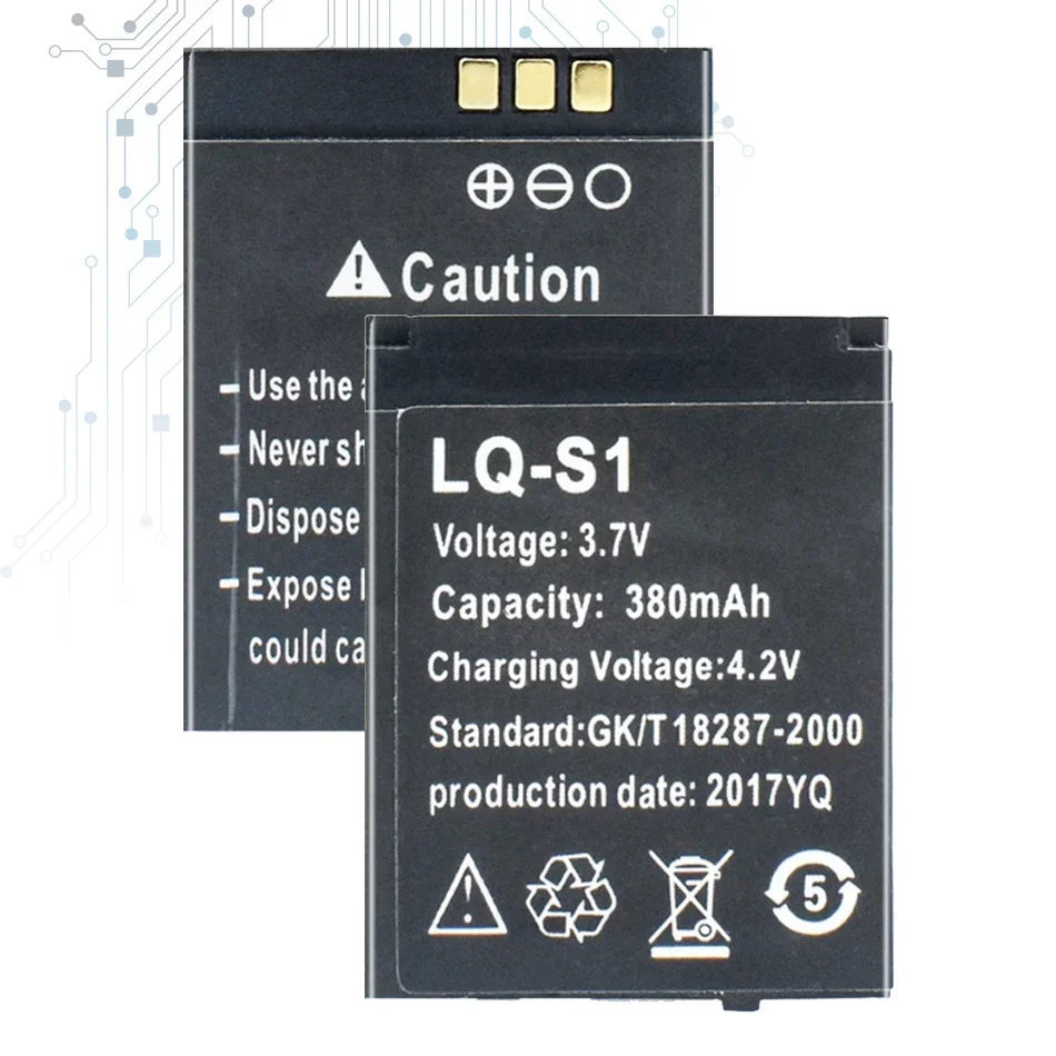 Батарея LQ-S1 для умных часов QW09 DZ09 W8 A1 V8 X6