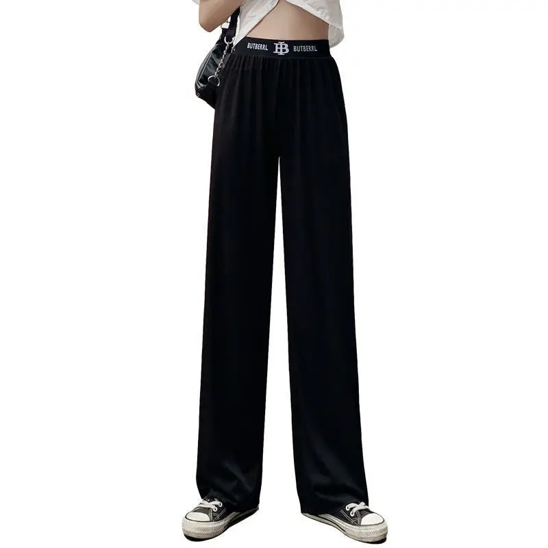 fall clothing for women casual pants 2022 korean fashion new Y2k streetwear high waist baggy Straight wide leg trousers