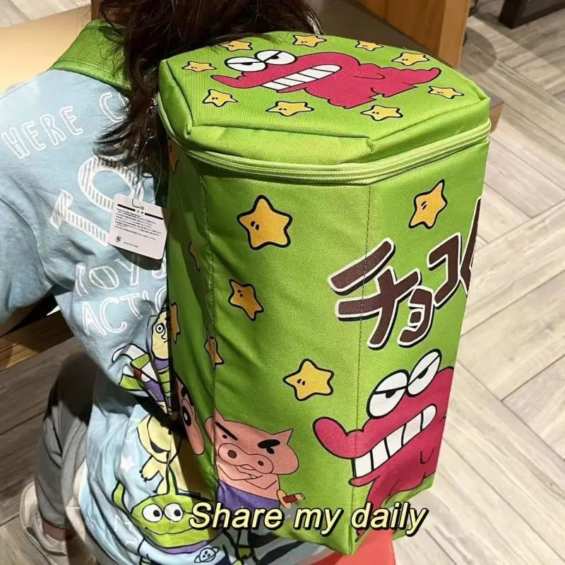 

Kawaii Crayon Shin-Chan Plushie мультяшный милый топ открывающийся молния сумка на плечо школьная сумка аниме плюшевые игрушки для девочки подарок на день рождения