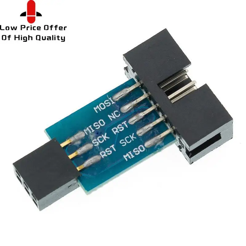 10-контактная 6-контактная плата адаптера + USBASP USBISP AVR программатор USB ATMEGA8 ATMEGA128