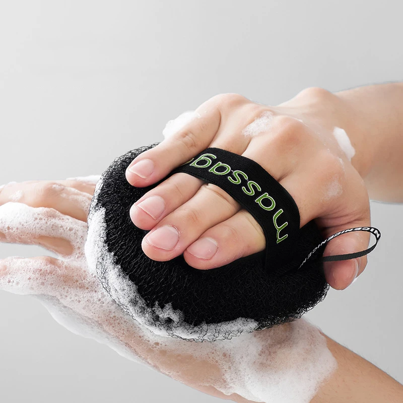 Bath Sponge Balls Cleaning Brush Shower Puff Body Cleaner Exfoliating Scrubbers Bath Ball 3D Massage Brush Bathroom Supplies