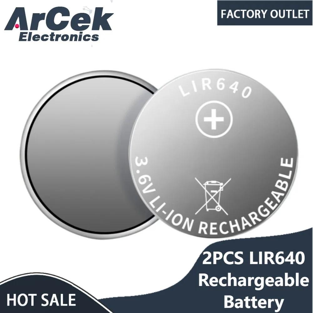Аккумуляторная батарея LIR640 3 6 В для компьютера материнской платы слуховых