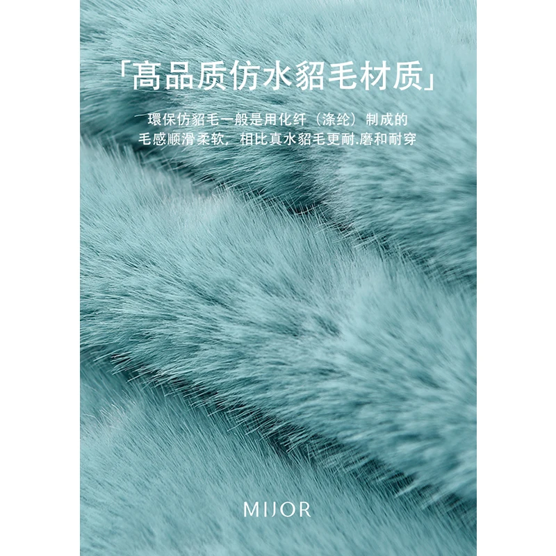 High-quality Fur Coat  Faux Fur  Faux Leather  Fashion Slim Fur  High Street  Autumn/Winter  Casacos Inverno Feminino Jacket