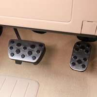 aluminum car foot pedals accelerator fuel brake pedals plate covers for toyota corolla 2019 2020 2021 2022 e210 12th accessories