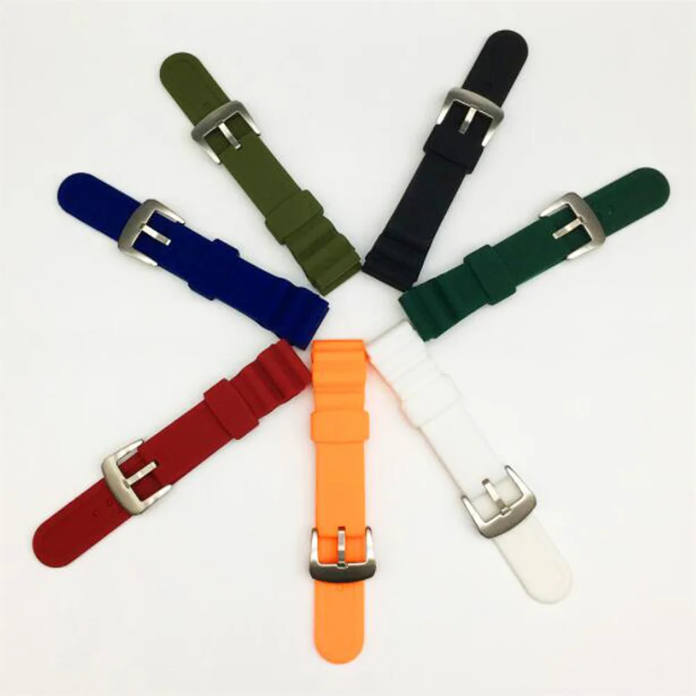 

Watch Strap 22MM Replacement Silicone Watch Band Accessories for SKX007