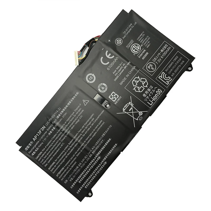 AP13F3N 2ICP4/63/114-2 Аккумулятор для ноутбука Acer Aspire S7-392 -6411 S7-392-9890 Ultrabook 7 5 V 47Wh/6280mAh
