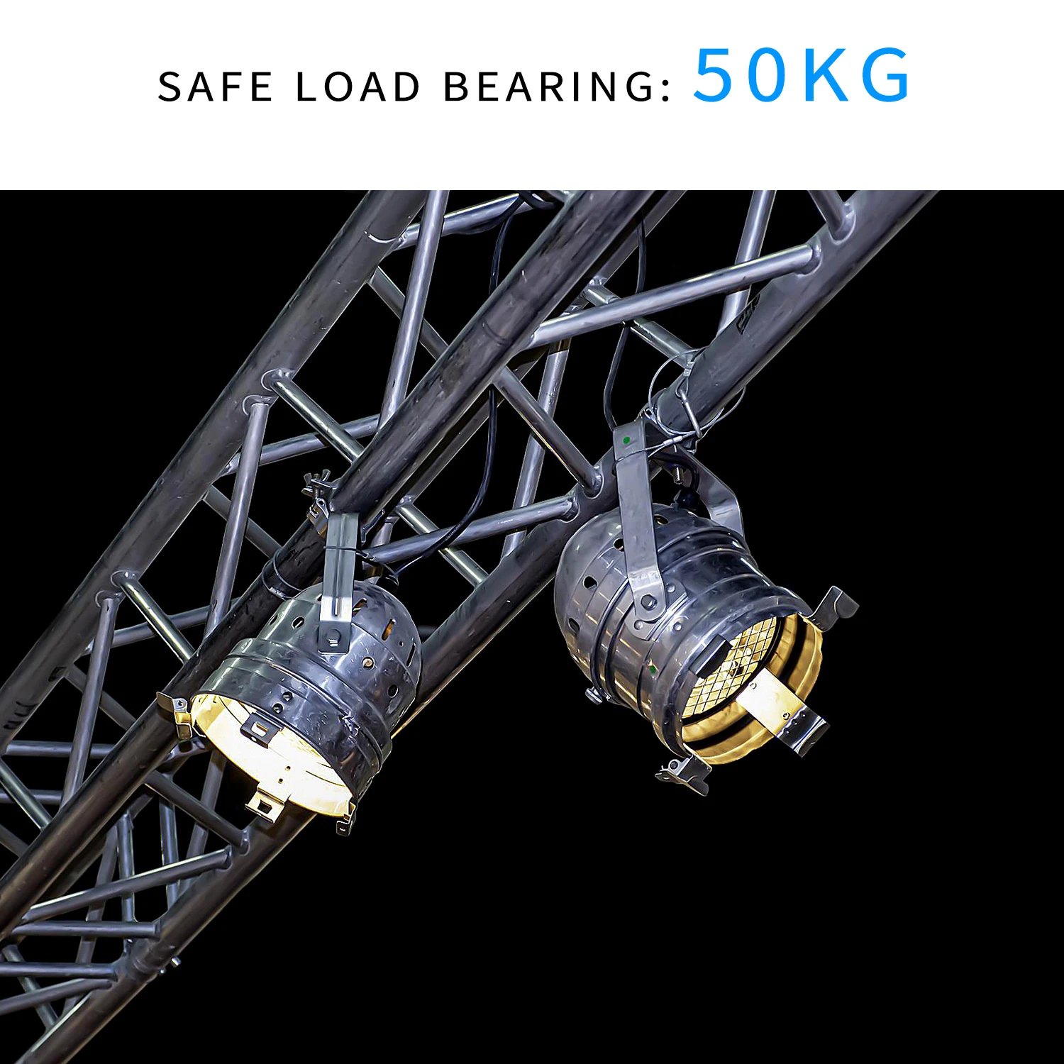 10 шт./лот Кронштейн для светодиодных сценических эффектов Скрепы из алюминиевого материала для подвески парных подвижных головных светильников безопасность.