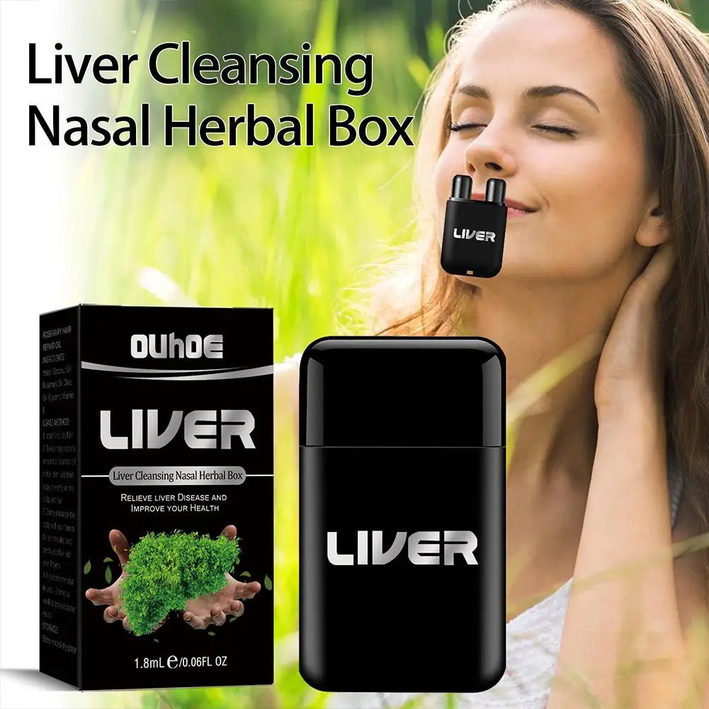 

1.8ml Biporous Sobering Stick Nasal Cooling Oil Herbal Repair Nasal Box Liver Cleaning Nasal Herbal Box Relieve Nasal Congestion