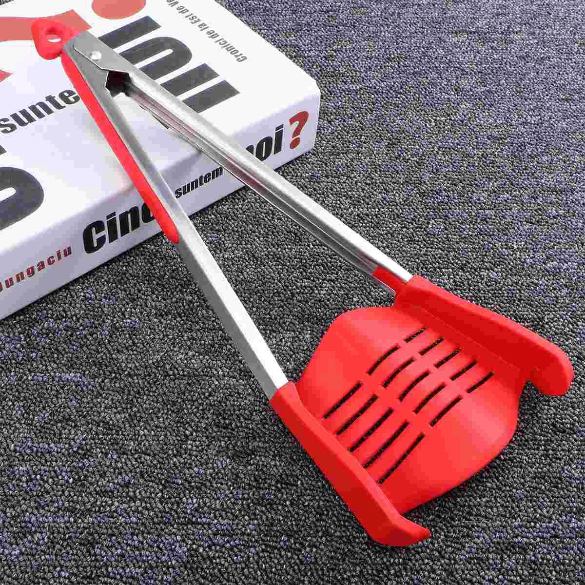 

1Pc 2-in-1 Clip Multifunctional Portable Practical Clip Spatula for Kitchen