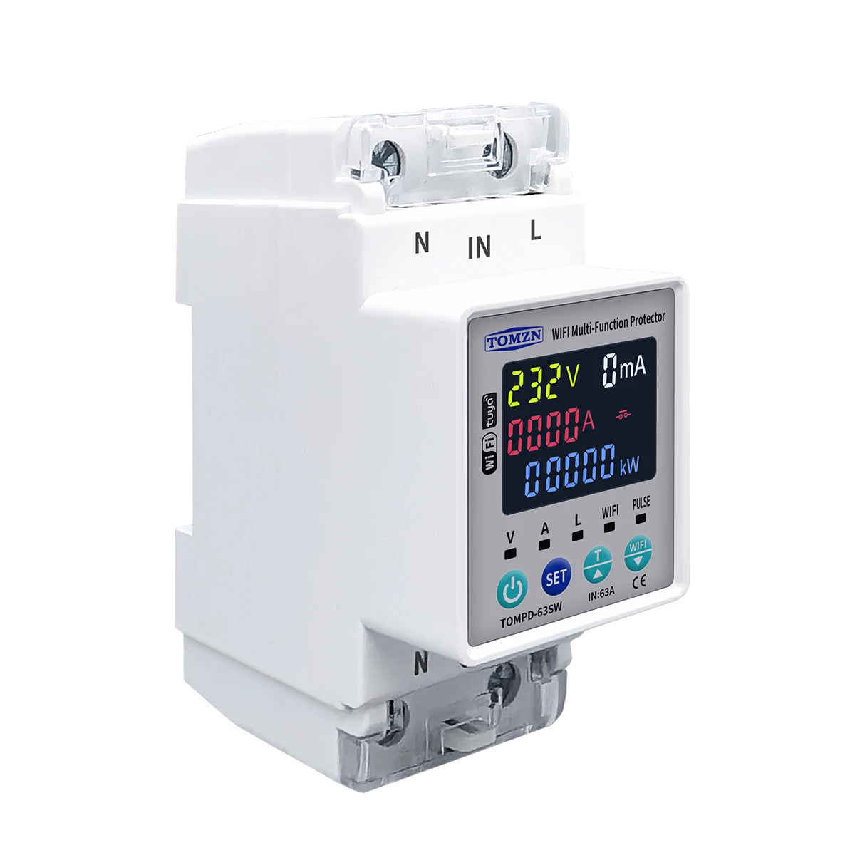 Умный выключатель TOMZN 2P 63A 110 В 220