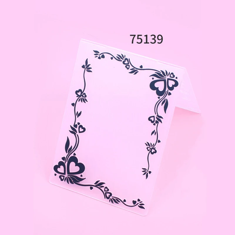 

New Arrivals 2023 Plastic Embossing folder Template for DIY Scrapbooking Crafts Making Photo Album Card Handmade Decoration