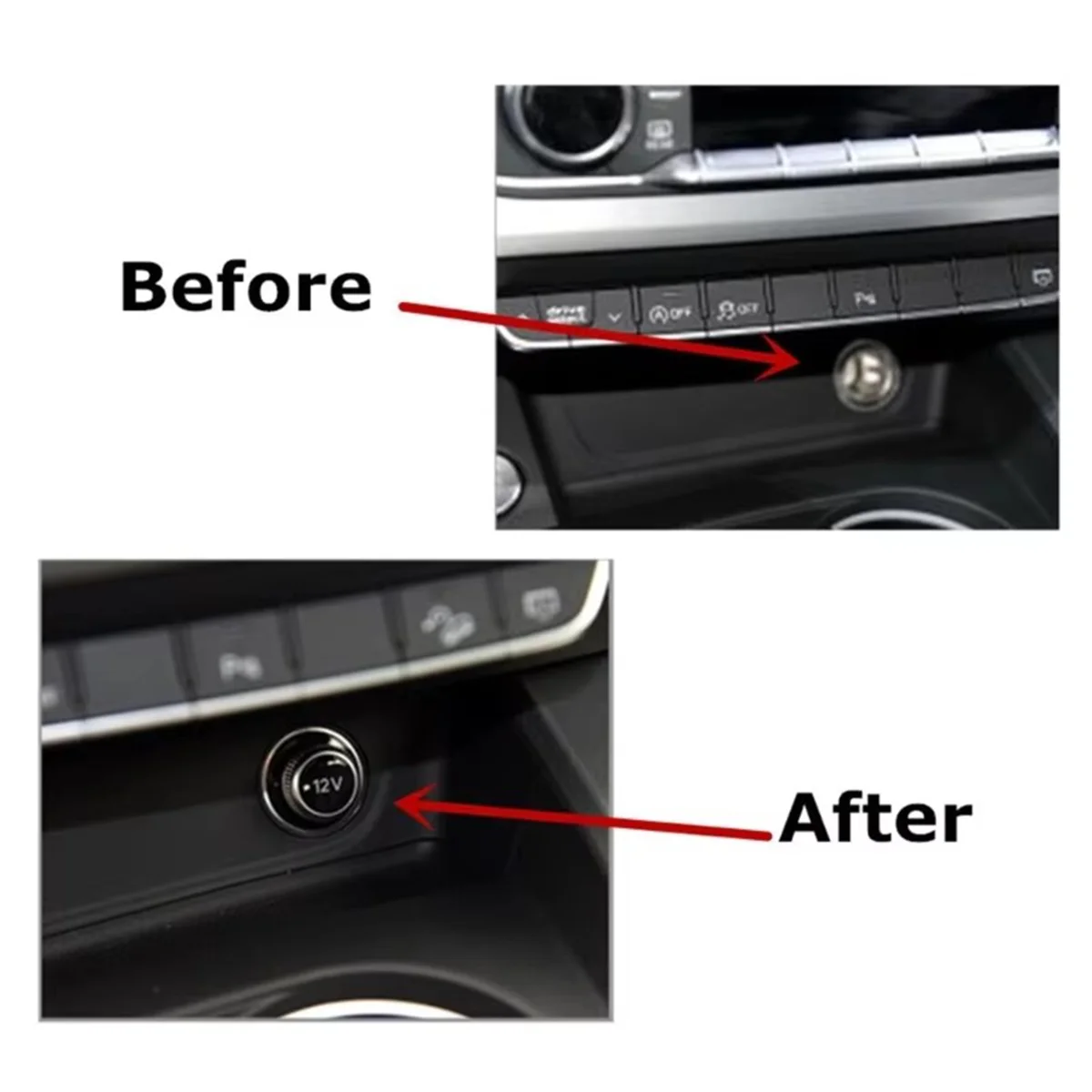 8 Вт 0919311 12 В автомобильный прикуриватель декоративная крышка хромированная