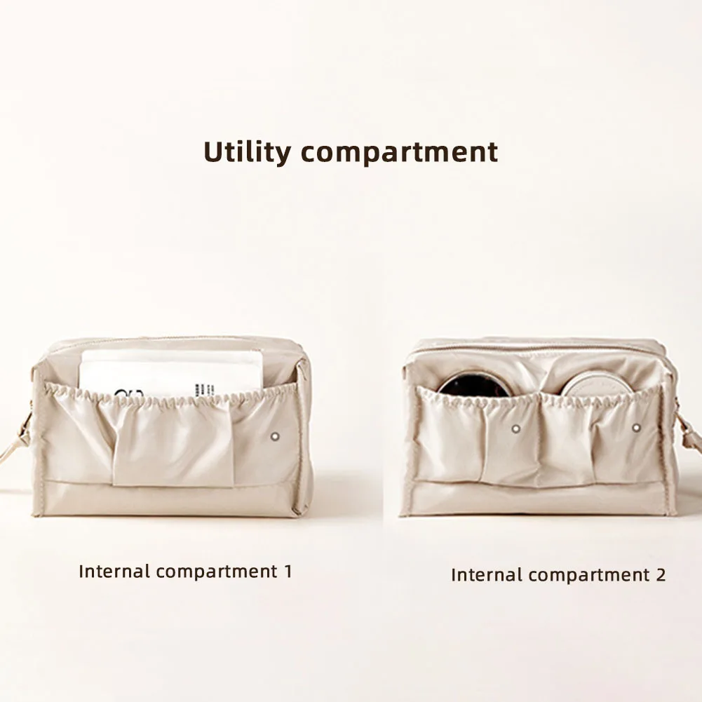 Makeup Box Pu Leather Large Travel Cosmetic Bag Women Cosmetic Organizer High-capacity Makeup Bag Storage Pouch For Female