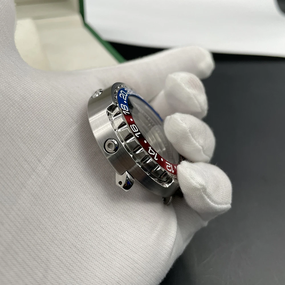 Роскошный чехол для часов Seiko Tuna сапфировый кристалл твердый стальной корпус с