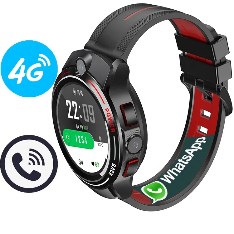 

2021 Best Android Smartwatch OEM DA08 4G Call Sports Two Camera Round Big Full Screen Ce Rohs Luxury Reloj Masculine Smartwatch