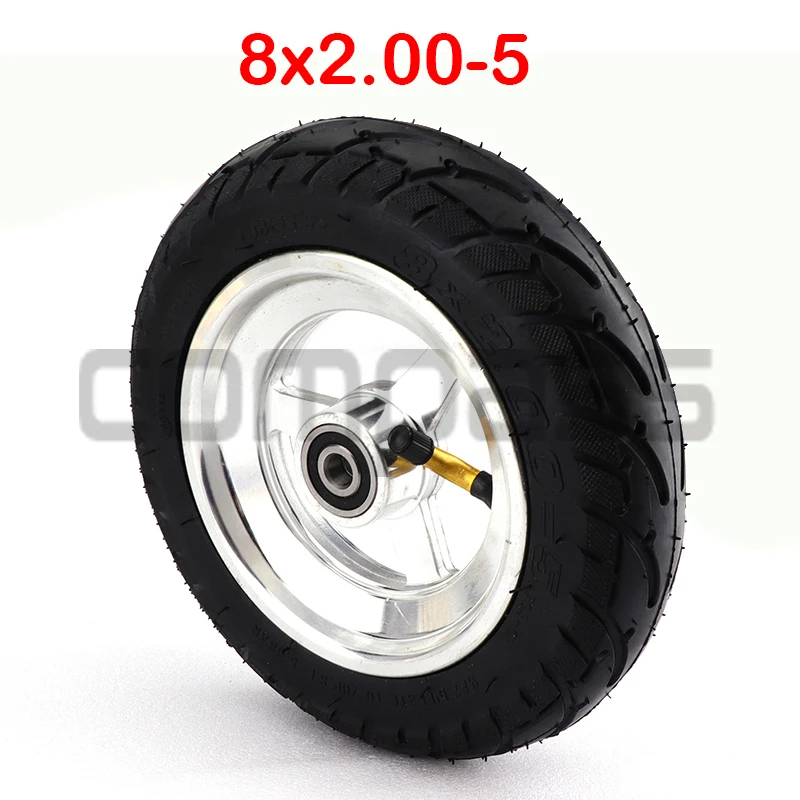 

Бескамерная шина 8x2.00-5, колесная шина 8X2.00-5, ступица колеса для электрического мини-велосипеда Kugoo S1 S2 S3 C3