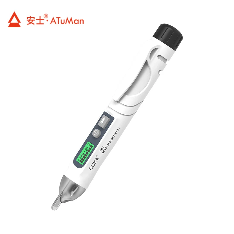 

ATuMan Voltage Detector Indicator Smart Test Pen Electrical Breakpoint NCV Zero Line Recognition Flashlight Alarm Testing Tool