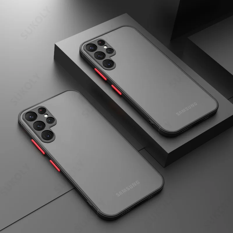 

Shockproof Armor Case For Samsung S22 Ultra S21 Plus S20 FE S30 A51 4G A71 A32 A52 A72 A13 A33 A53 5G M52 Matte Cover
