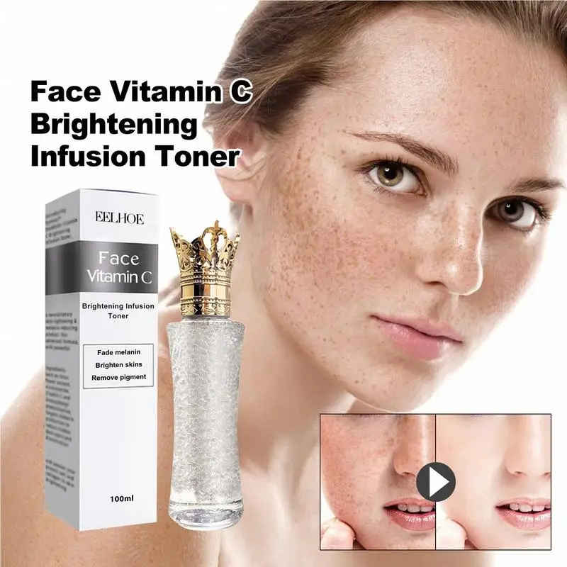 

100ml Pure Vitamin C Toner Brightening Whitening Moisturizing Facial Spray Face Serum Shrink Pores Oil Control Skincare