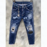 men dsquared2 jeans pencil pants motorcycle party casual trousers street clothing 2021 denim man clothing 005 1