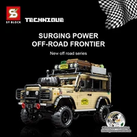 sy block 4631pcs city suv compatible off road racing car vehicle building block classic technical bricks toys for children gift