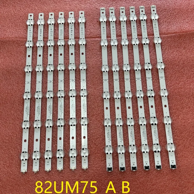 Kit 12pcs LED Backlight For LG 82UM7600 82UM8070PUA 82UN8570PUC LGIT_82UM75_R2 Y19.5 Trident 82UM75_A B AGF30027301 AGM76891401