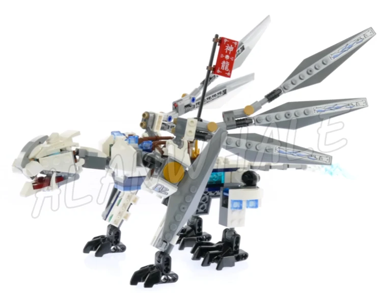 359 шт. Shinobi Monstrous бронированный титановый дракон Anacondrai outpost 10323 набор строительных