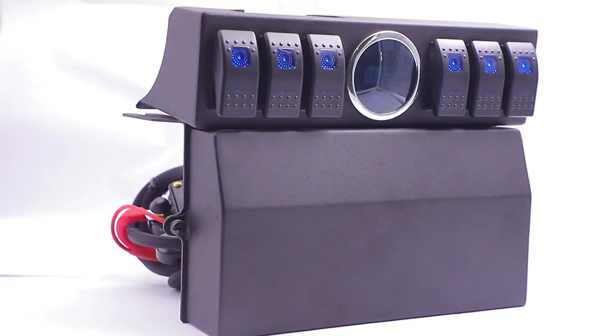 

DC 12V 24V JL 6 Gang Small Button switch power panel Kit For Auto Car Marine Boat