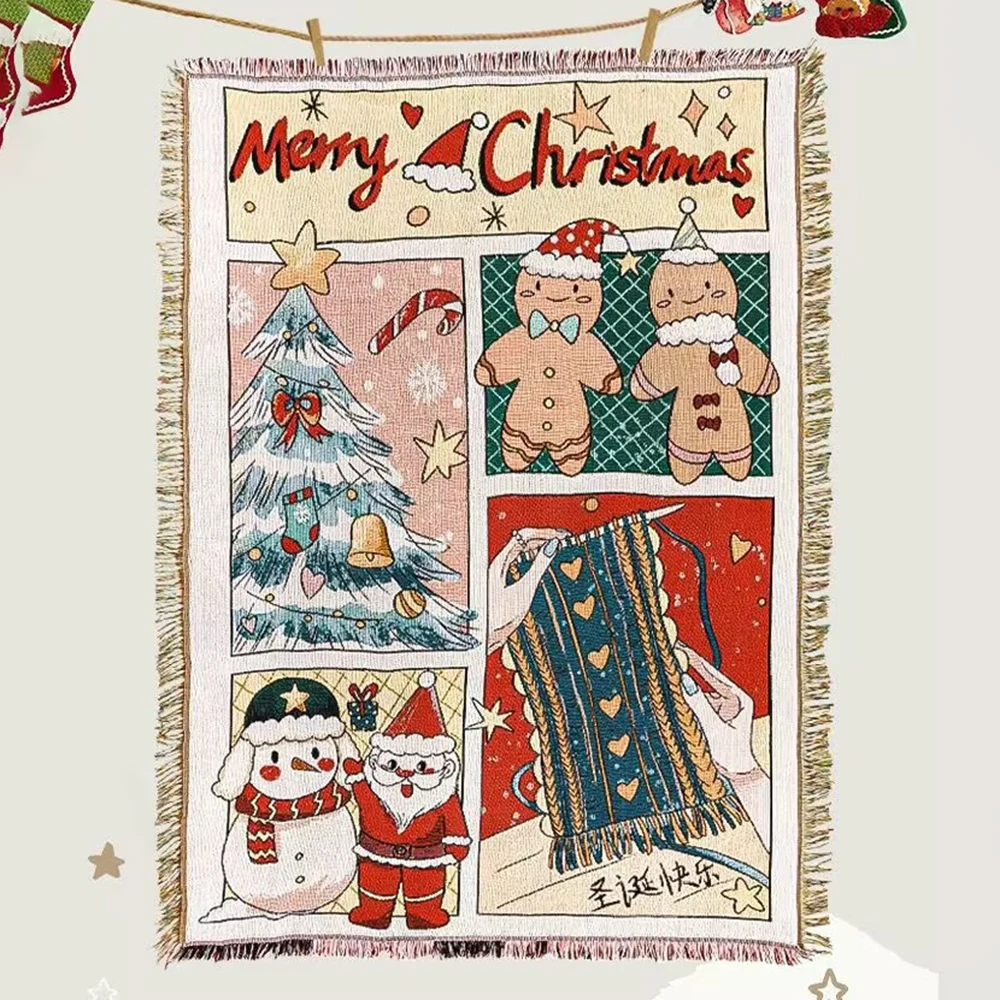 Плед для рождественской елки