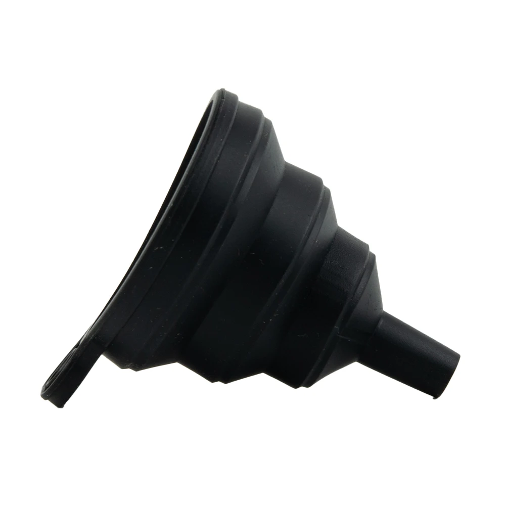 

Collapsible Foldable Space Saving Engine Oil Top Up Filler Screen Wash Coolant Universal Silicone Oil Funnel Car Accessories