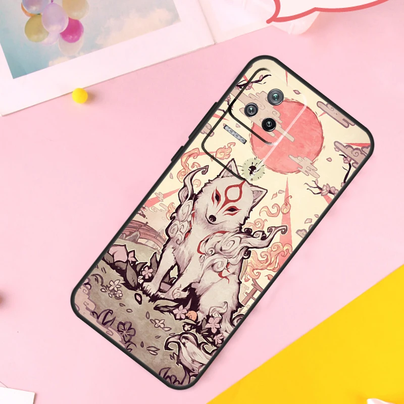 Фото Чехол Kitsune Fox Art для Xiaomi 15 14 Ultra 14T 13T 15T 17 Pro Max, POCO F8 Ultra F7 F5 F6 X5 X6 X7 X8 Pro №5