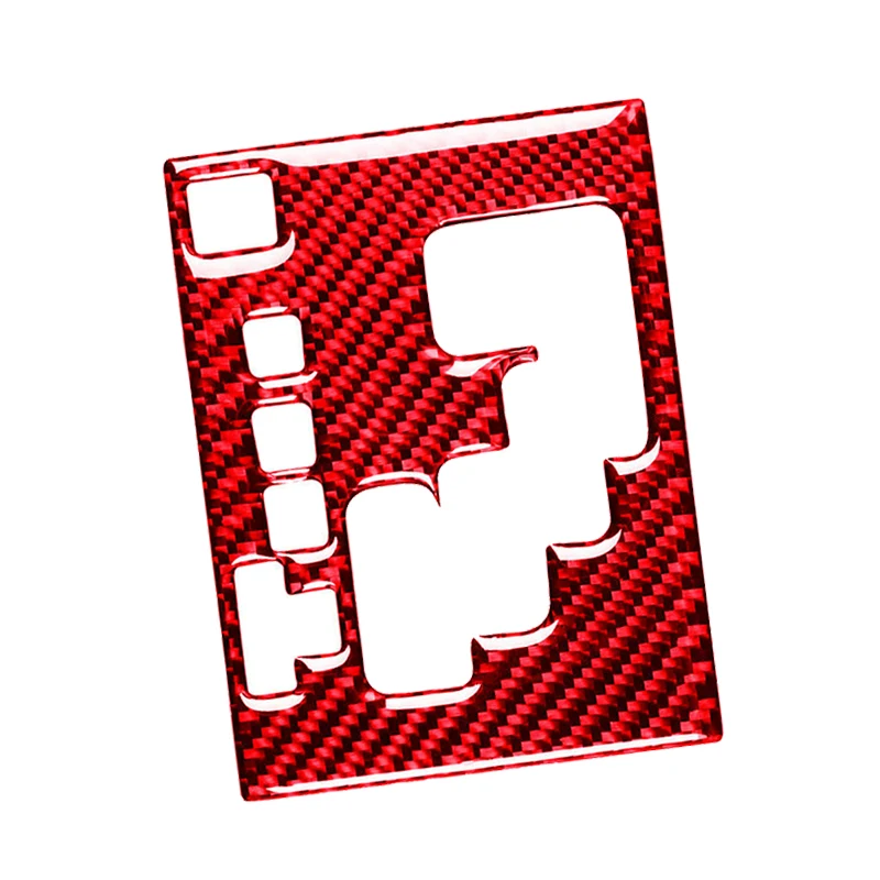 

Внутренняя крышка переключателя передач, отделочная рама, красное углеродное волокно, LHD, подходит для Toyota 4runner 2010-2014 2015 2016 2017 2018 2019