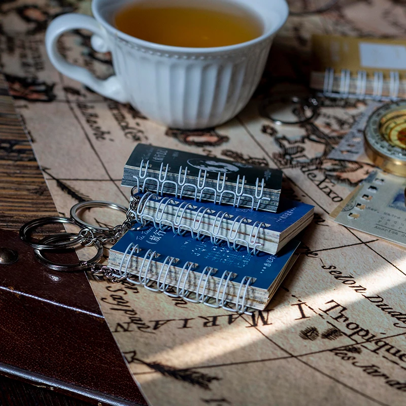 Dimi 50 листов винтажный мини-блокнот для записей с листьями металлическая Милая