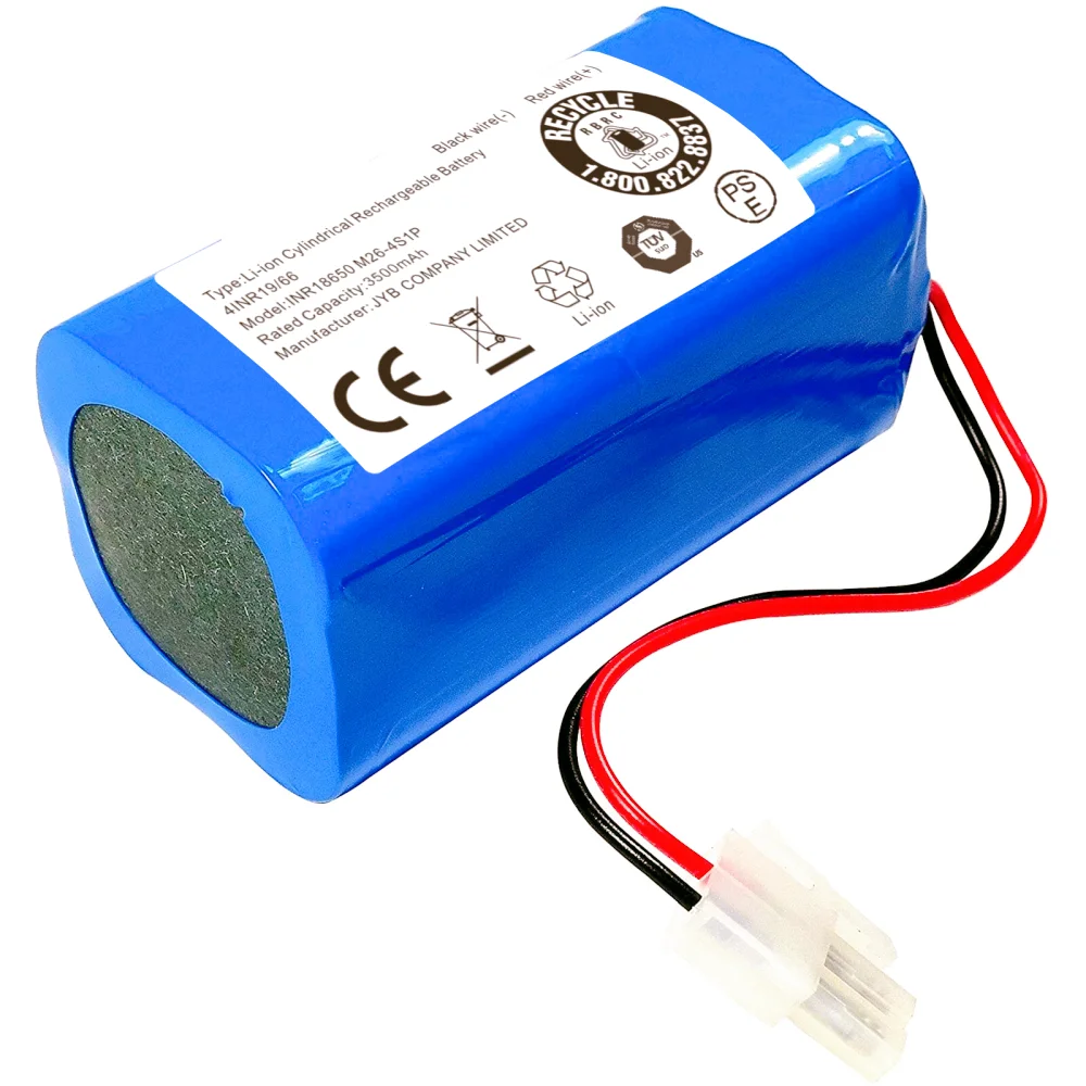 Фото НОВЫЙ Аккумулятор 14.8V 3500mAh INR18650 M26-4S1P для роботов-пылесосов ILIFE A4 A4s A6 A7 A8 A9 V7 V7S. №3