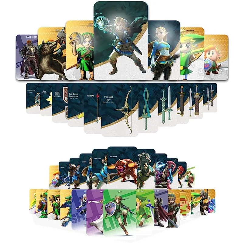 

Amiibo Game Chip Nfc Cards Zelda Series Big Mini Linkage Game Cards for NS