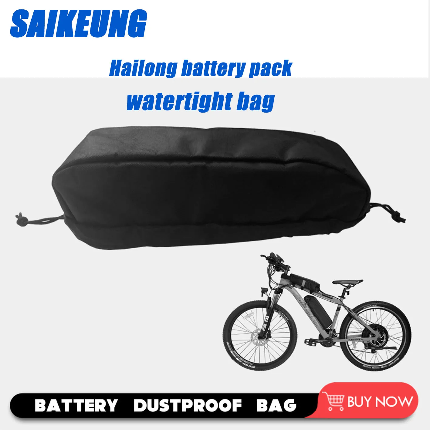 

Saikeung Batteries protection Ebike Battery Cover Hailong/Jumbo/Tigershark/Dolphin/Polly Style Waterproof Dustproof Mut-anti Bag