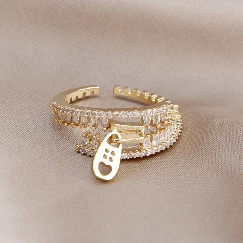 Изящные ювелирные изделия циркониевые уникальные геометрические Регулируемые