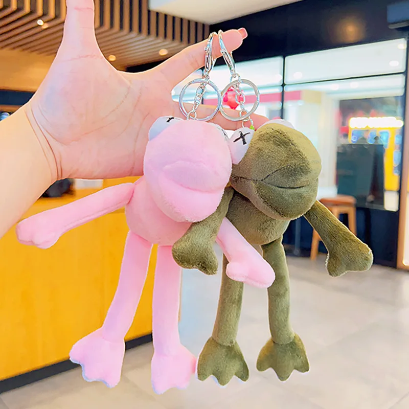 1 шт. забавная плюшевая сумка лягушки с длинными ногами