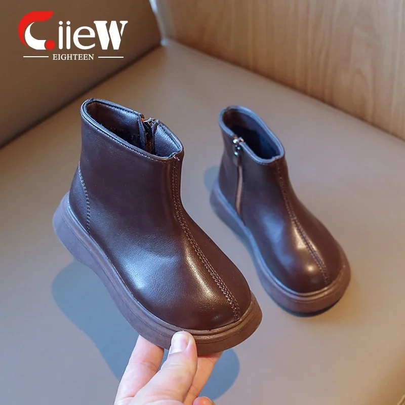 

Стильные Детские ботинки без шнуровки, размер 21-36, детская обувь для девочек, износостойкая повседневная обувь для девочек