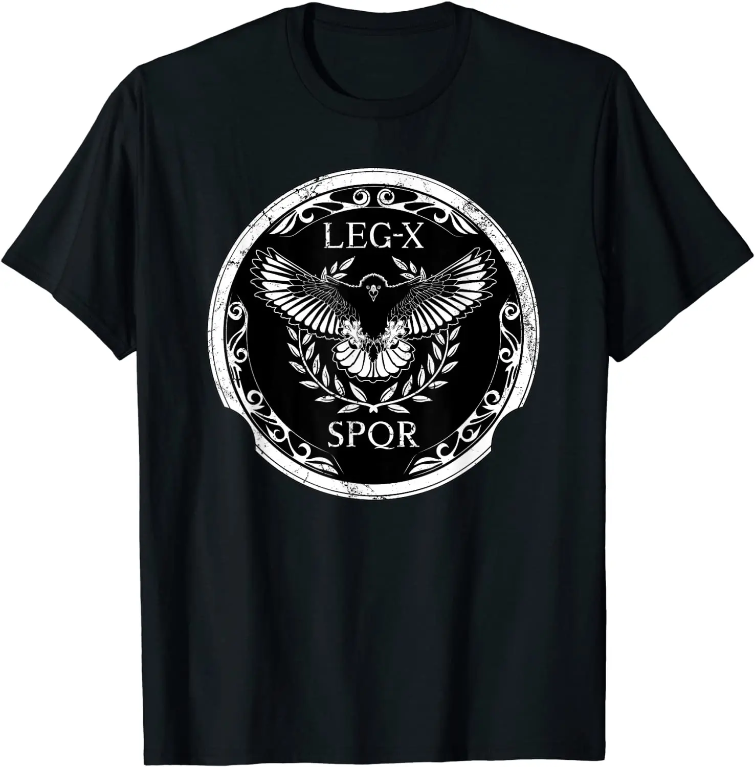 

SPQR Roman 10th Legion Legio X Eagle T Shirt. Short Sleeve 100% Cotton Casual T-shirts Loose Top Size S-3XL