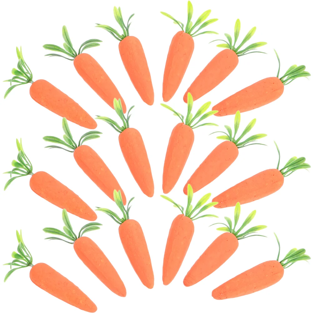 

25Pcs For Crafts For Diy Party Home Carrot Ornaments Carrot Decorations Easter Carrots Decor for Decoration Party Easter Home