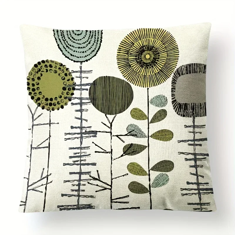 1 шт. наволочка для подушки в скандинавском стиле с геометрическим рисунком