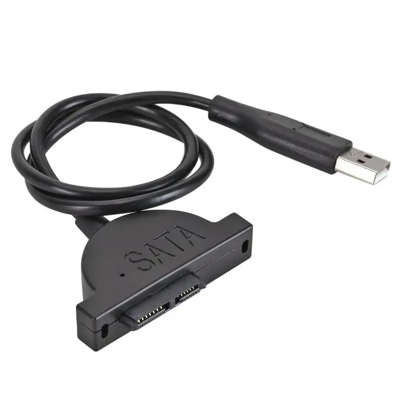 Sata To Usb Adapter Converter Cable 13p For Laptop Odd CD DVD Optical Drive