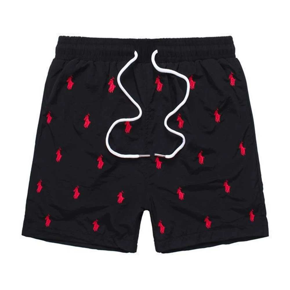 

2022Casual sports shorts men's trendy fashion tethered inner net stitching straight loose plus size fat guy shorts men's summer