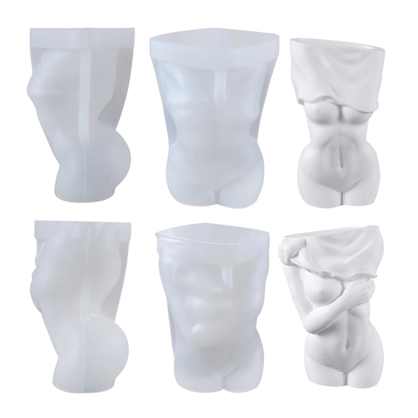 Силиконовая форма для привлекательной леди 3D обнаженные женщины тела свечи