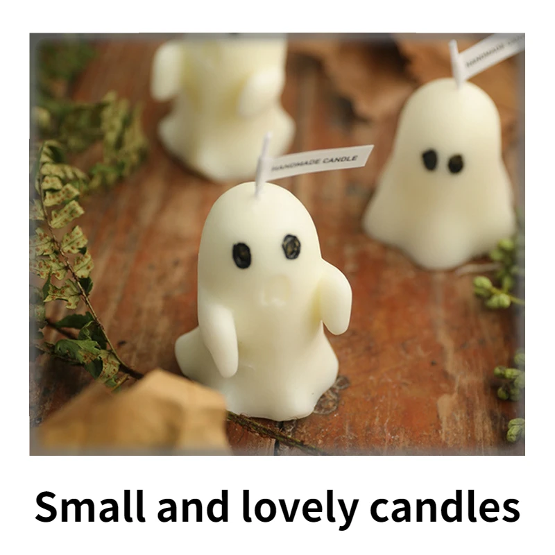Wholesale Christmas Halloween ghost candles creative decorative ornaments cross-border ghost Halloween gift candles gift box