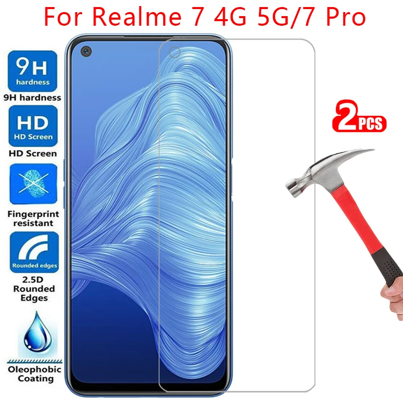 

Закаленное стекло для защиты экрана для realme 7 pro, чехол для realmi 7pro, защитный чехол для телефона 360 дюймов, чехол для realme7