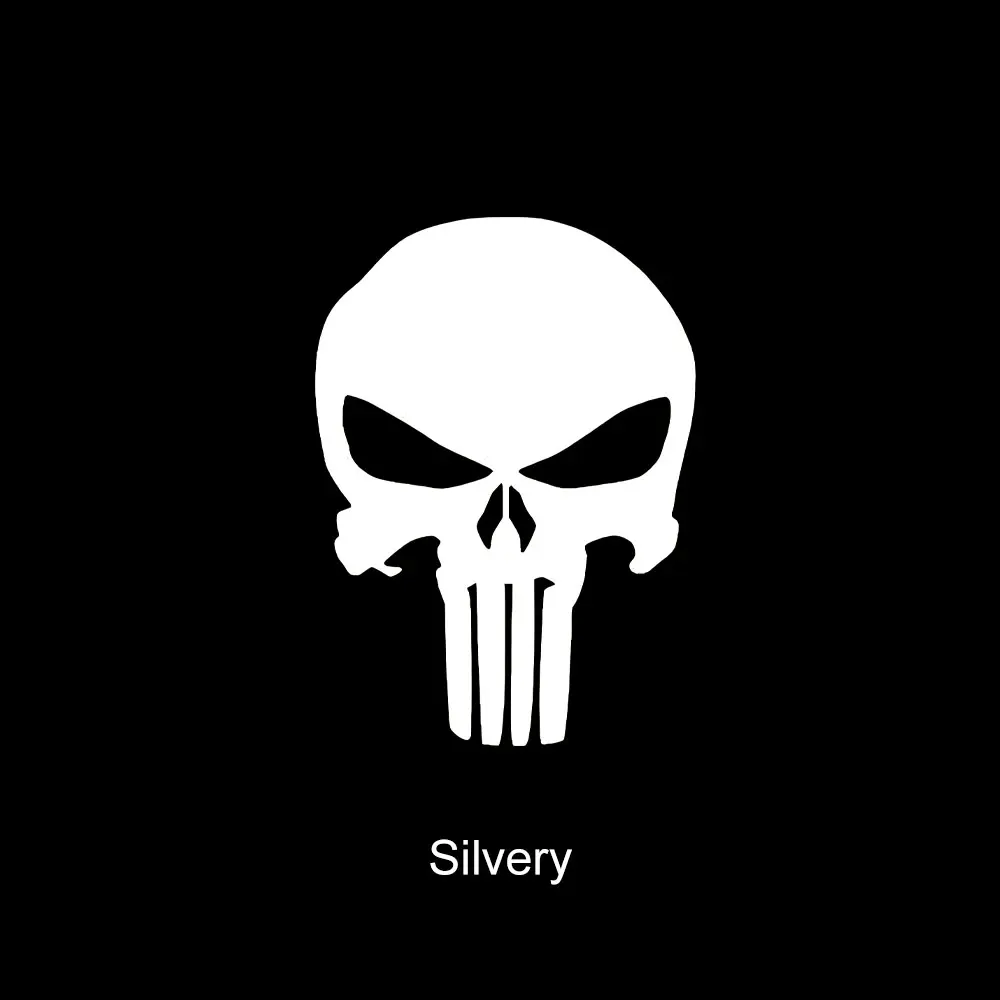 

Наклейки с черепом, автомобильная водонепроницаемая наклейка, светоотражающая виниловая наклейка-карашер для авто, двери, окна, зеркала заднего вида, украшение на бампер